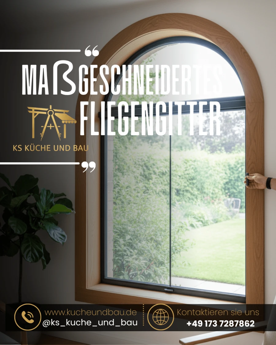 Maßgeschneidertes Fliegengitter